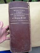 Websters Third New International Dictionary of the English Language unbridged（美国原版）