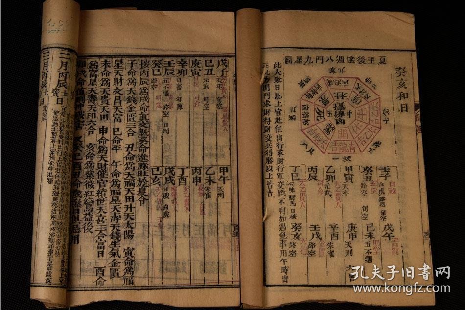 【看风水、观命相的奇书】清朱墨套印精刻本【