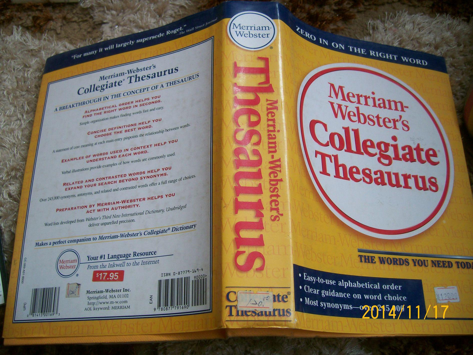 原版英文韦氏词典(黄皮)