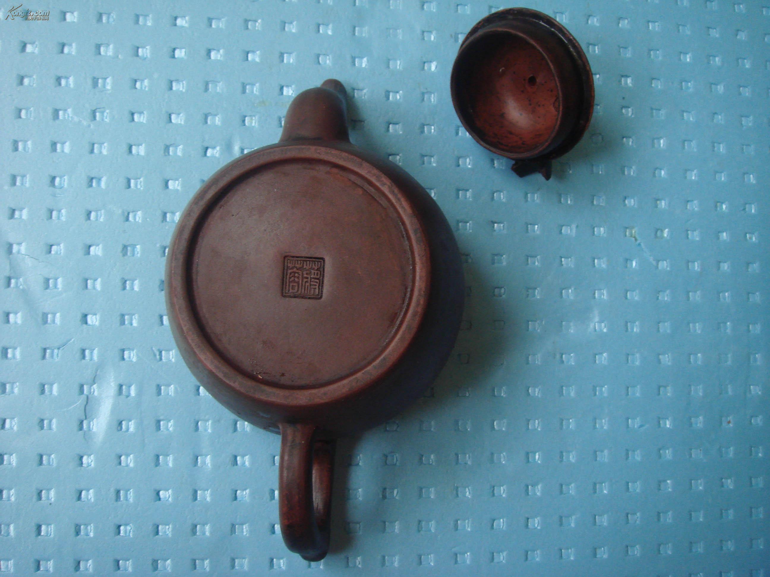 蒋蓉款官帽状紫砂壶