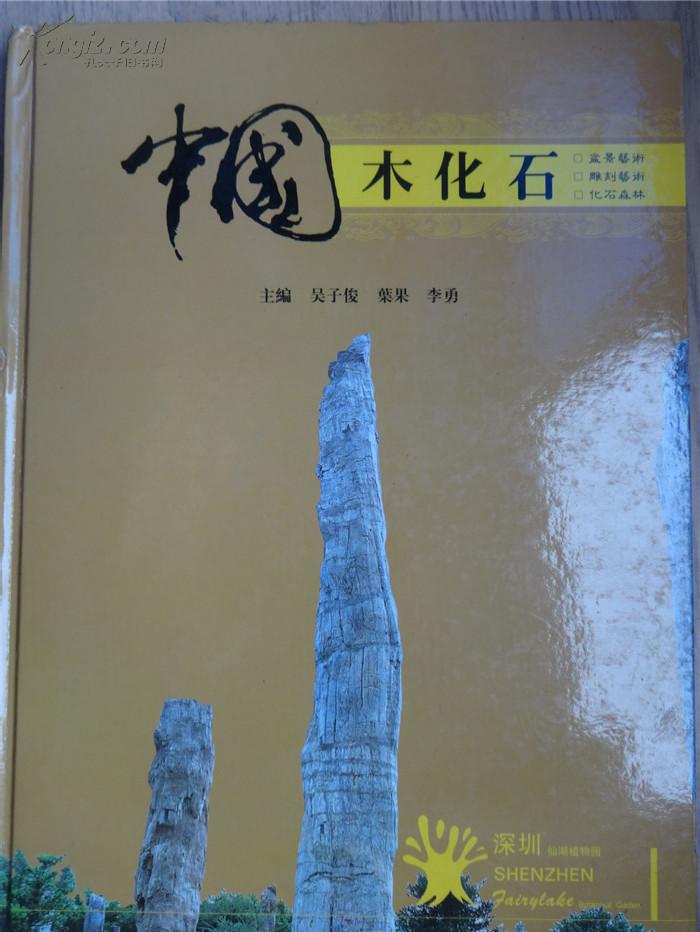 中国木化石 16开精装本 作者签赠本