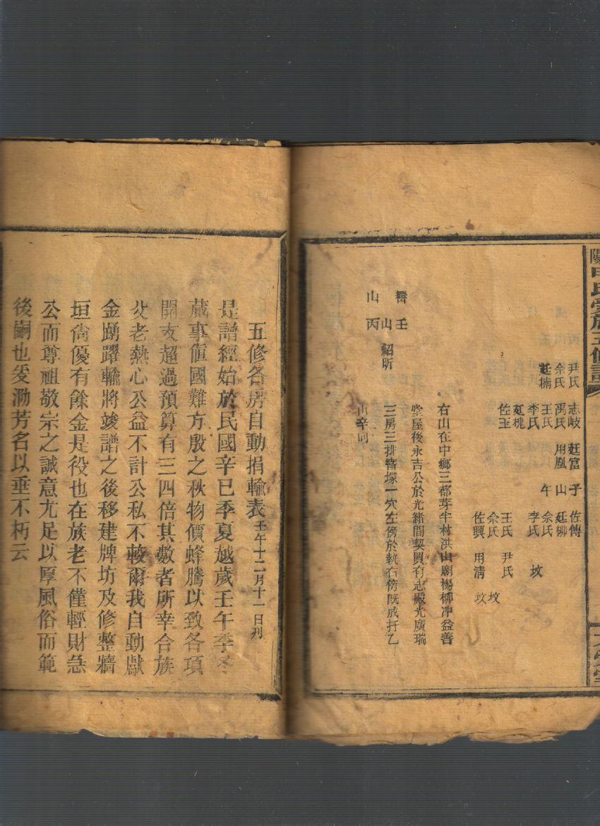 邵阳申氏五修族谱(艺文集,卷首,卷一)