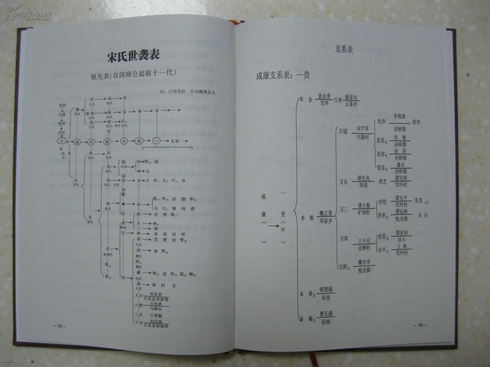 巫山笃坪宋氏族谱(重庆市巫山县笃坪乡一带.