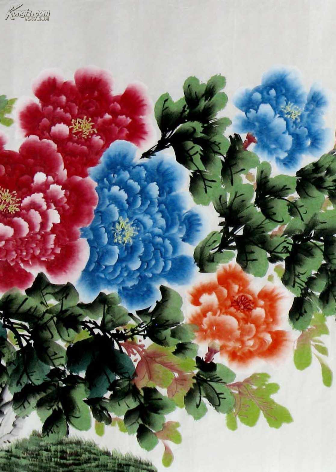 陈浩小六尺牡丹《富贵吉祥》◆◆◆0174 拍品编号:17295634