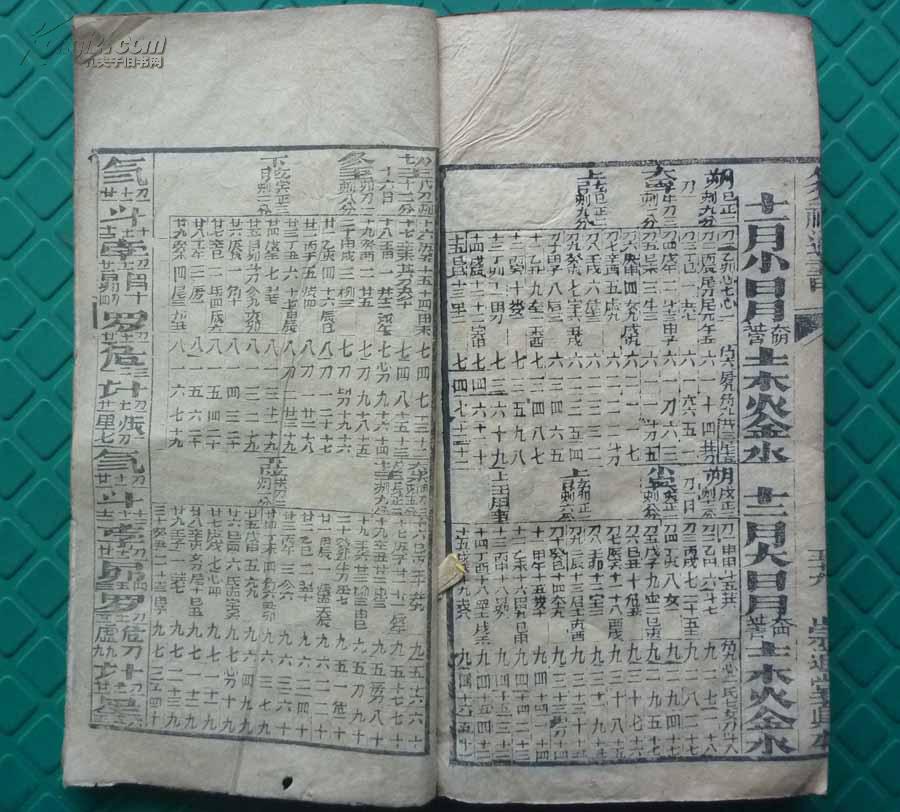 极其稀见民国12年崇道堂双色印历书*新增天机秘诀*《罗传烈通书》*