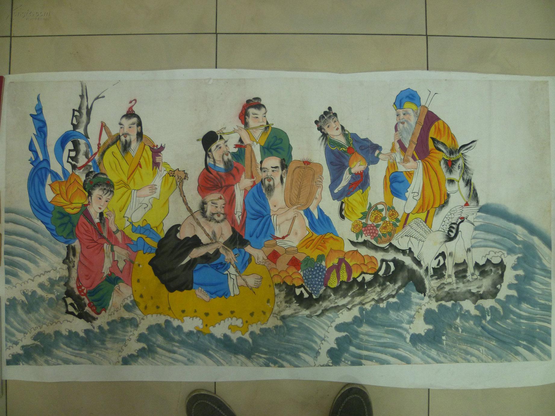 国画八仙过海