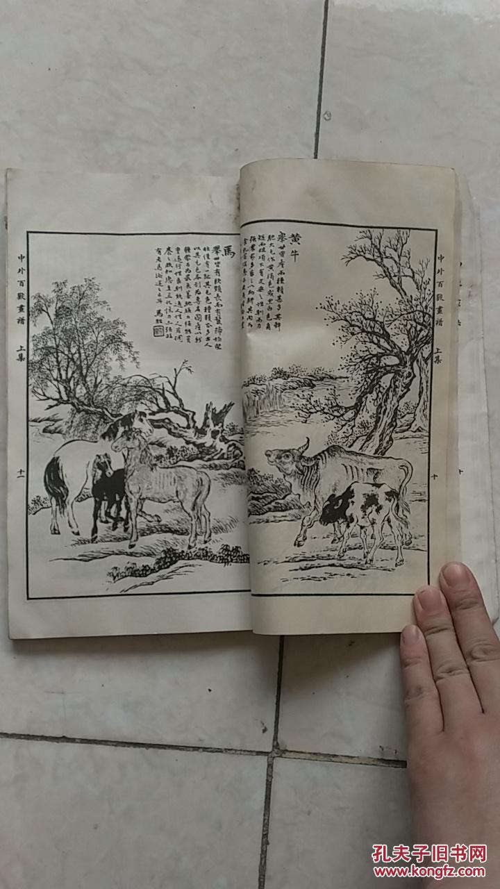 82年一版一印,反开本大32开画谱【收藏价值高,包老】 拍品编号