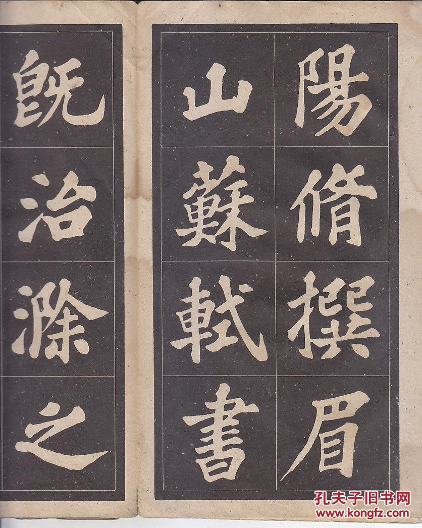 苏东坡丰乐亭记字帖 (:选字本)