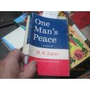 One Man’s Peace A Story of M.R.Zigler  4631