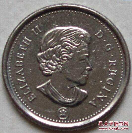 2014年 加拿大10分硬币(老年女王)