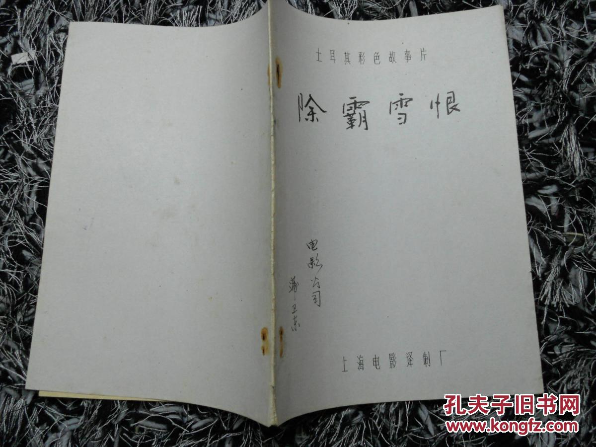 除霸雪恨(土耳其彩色故事片)