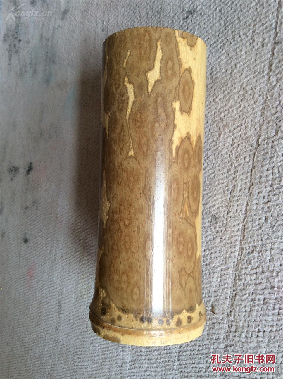 湘妃竹 斑竹 珍贵的竹子 可当笔筒 花纹漂亮 古人多作为扇骨使用 因