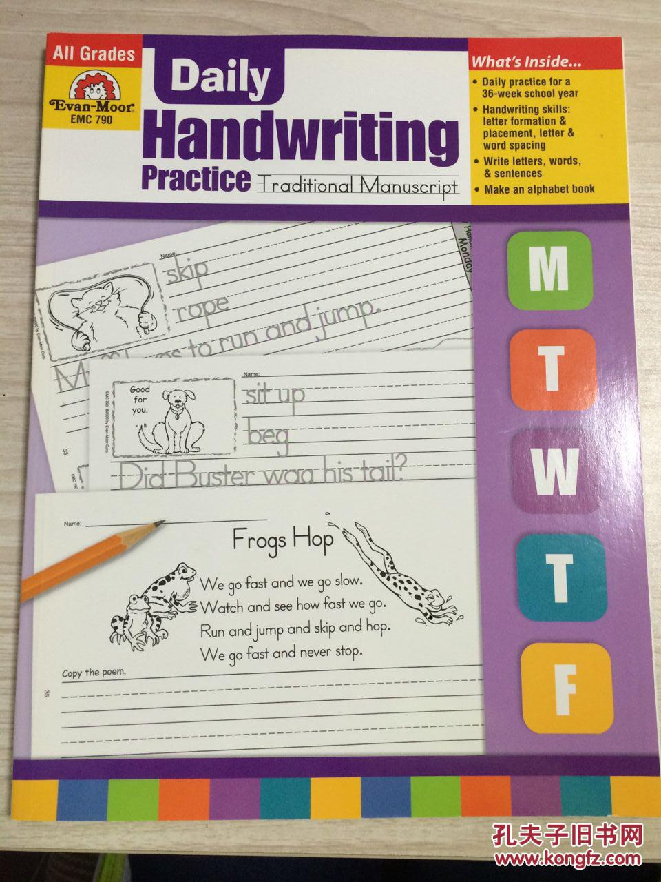 Daily Handwriting Practice :Traditional Manuscript