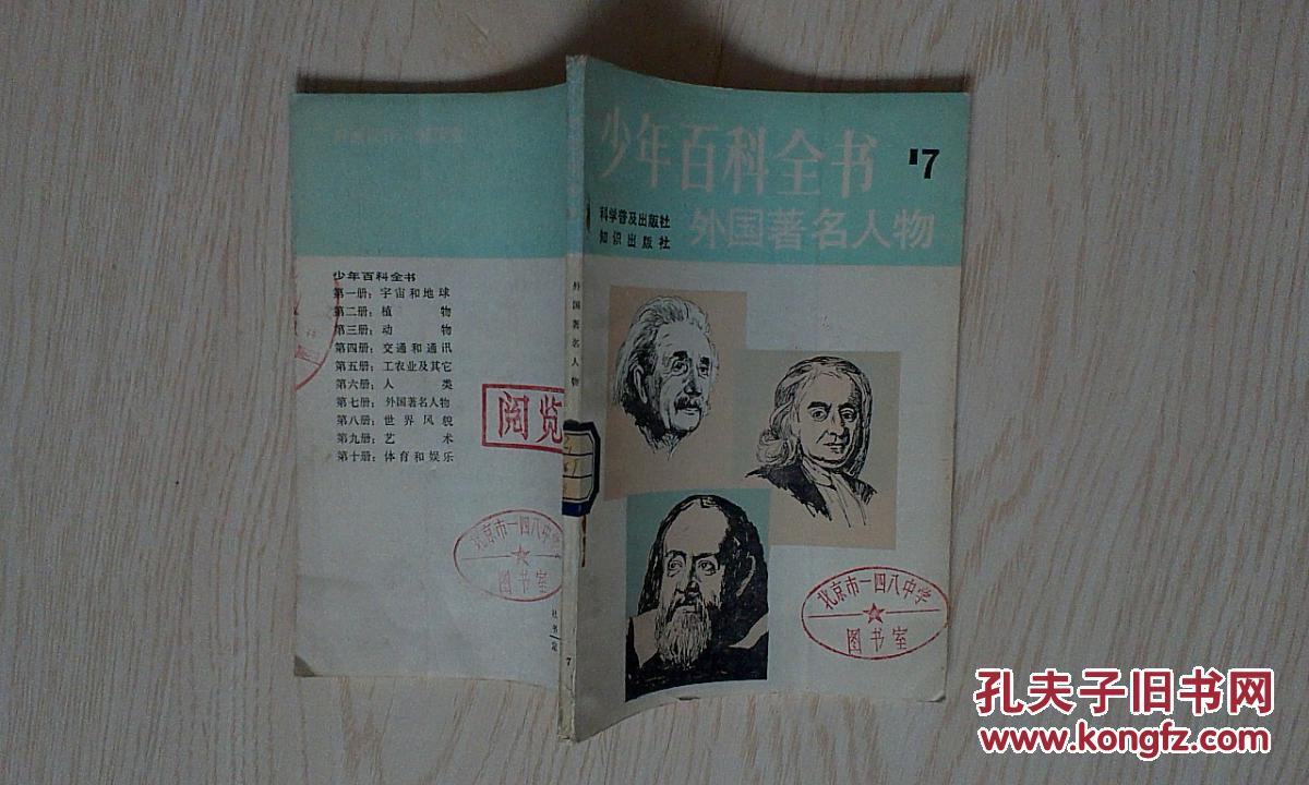 年百科全书(7)----外国著名人物