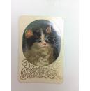 1982年年历卡片：小猫图案（凹凸版）