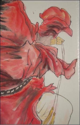 于瑞安4尺国画人物钟馗 拍品编号:20530597