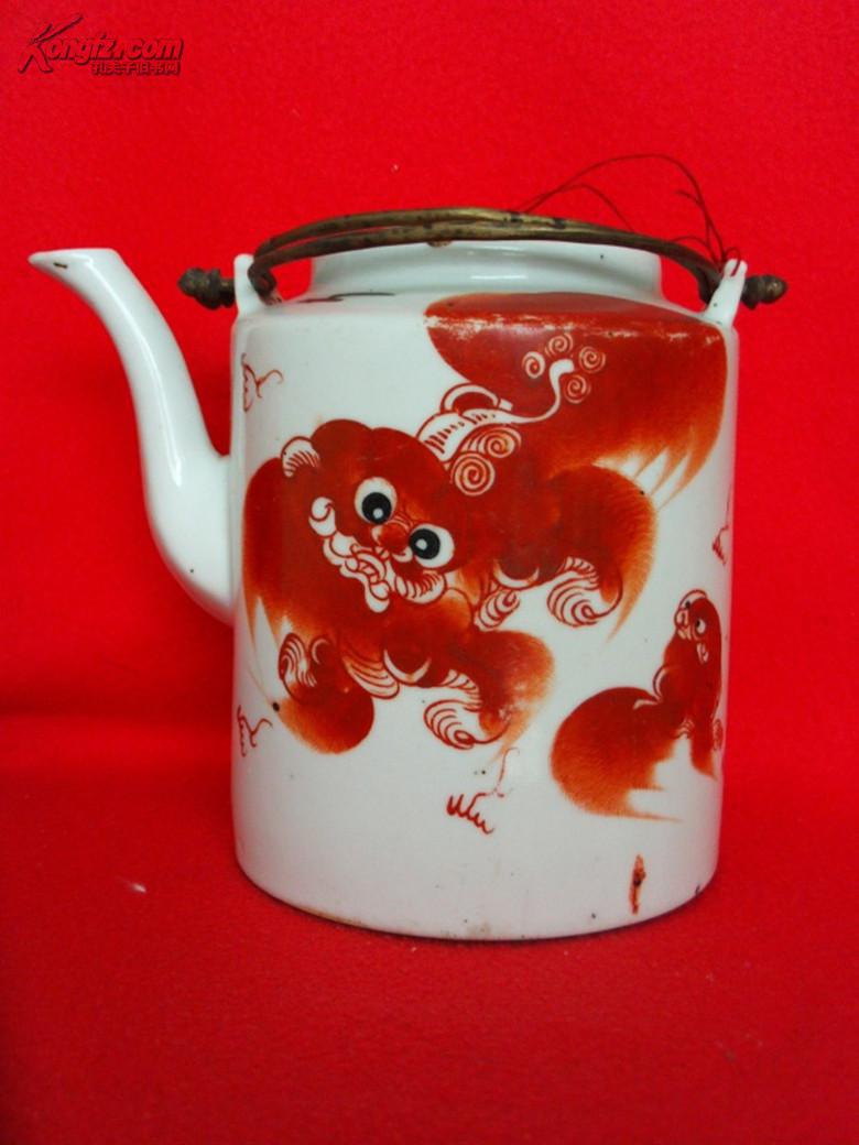 清代 太师少保提梁壶