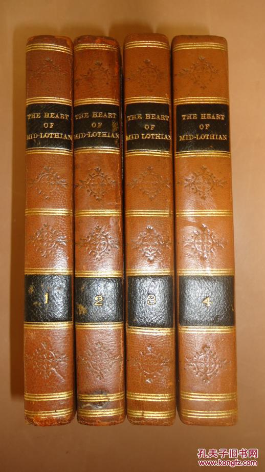 1818年walterscott–heartofmidlothian司各特代表作中洛辛郡的心脏极