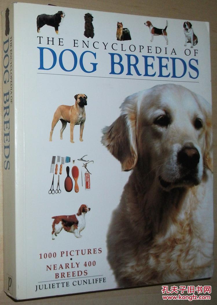 英文原版书 encyclopaedia of dogs 狗犬类百科全书