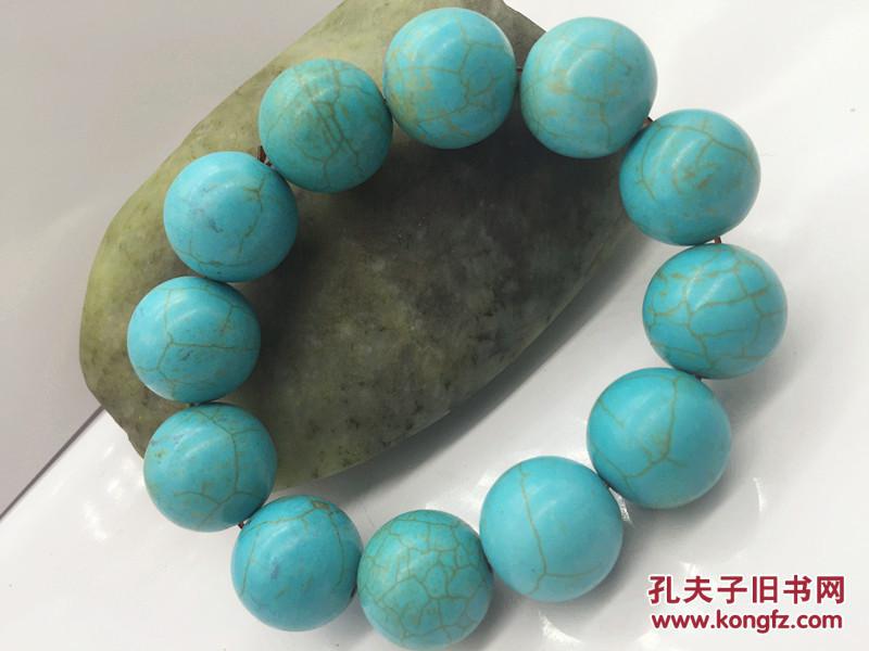 【图】天然绿松石佛珠手串,拍品信息,网上拍卖,拍卖图片,拍卖网,拍卖