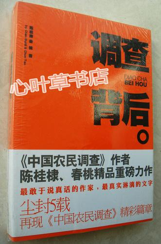 调查背后 陈桂棣 春桃 全新正版塑封