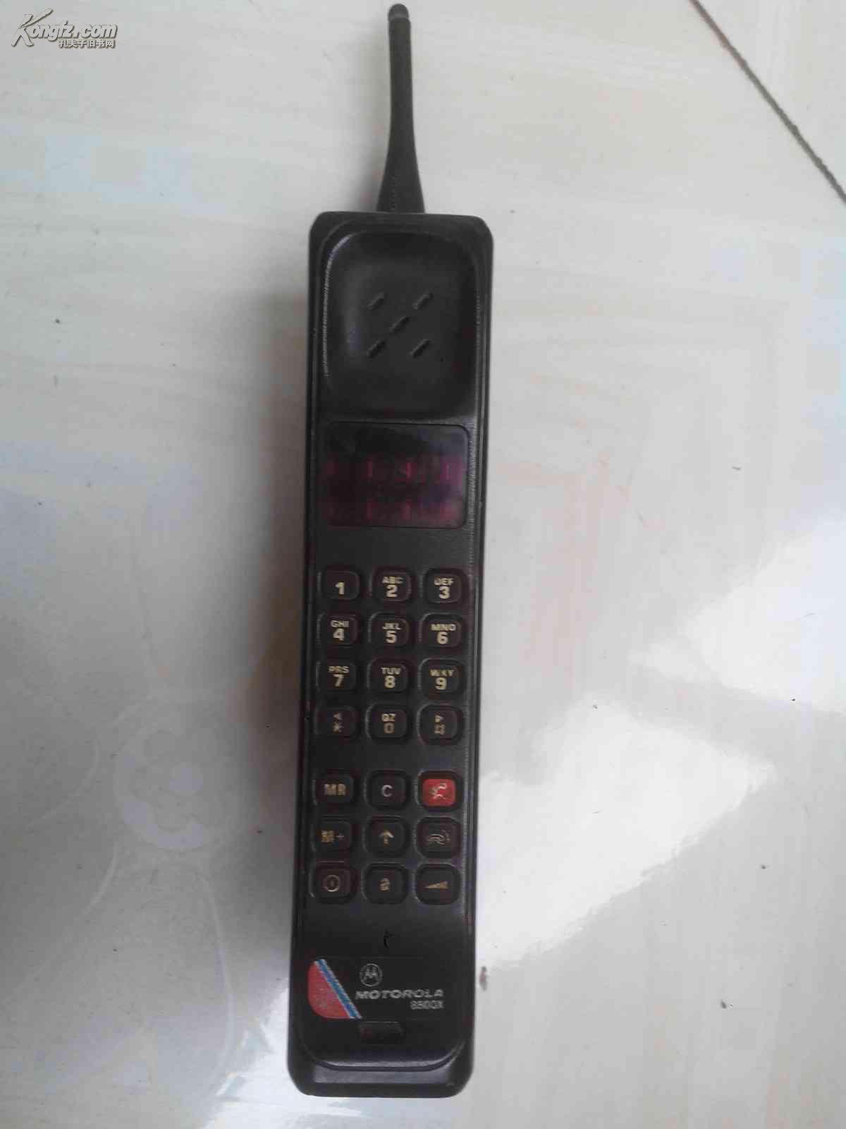 中国第一代移动通讯工具 摩托罗拉8800x大哥大手机