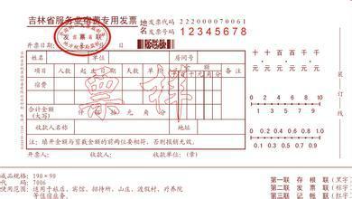 安徽省普通发票样本