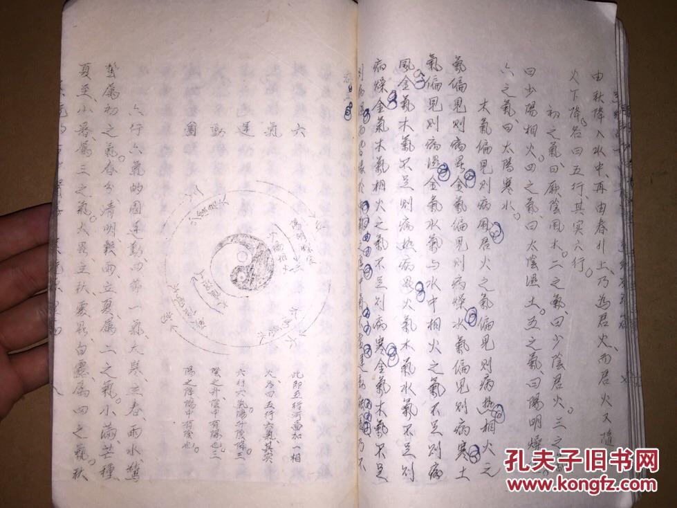 民国油印,彭子益《系统的古中医学生命宇宙,系统原理篇》中医特别研究