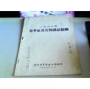一九六八年春季征兵宣传讲话提纲