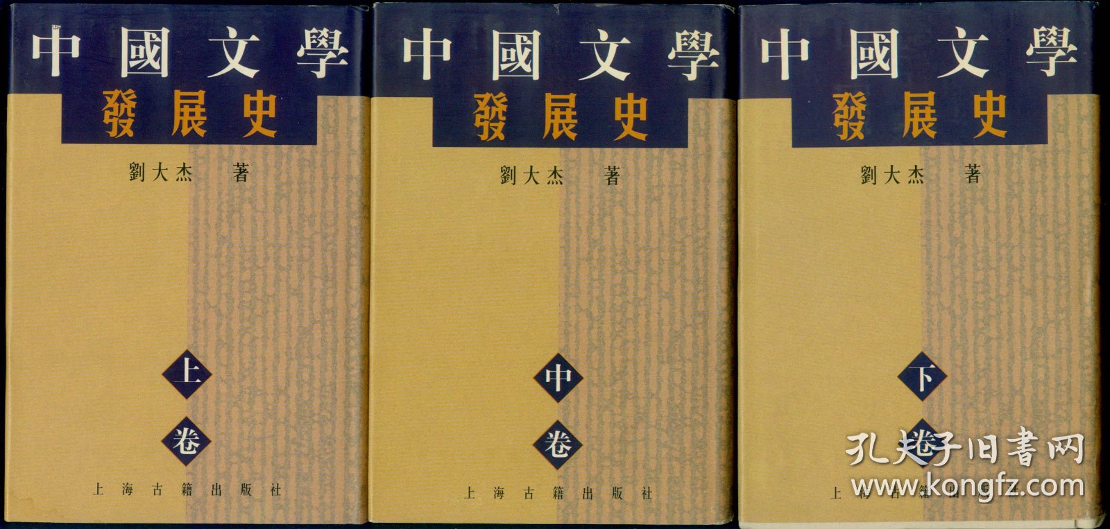 中国文学发展史(全三册,繁体竖版