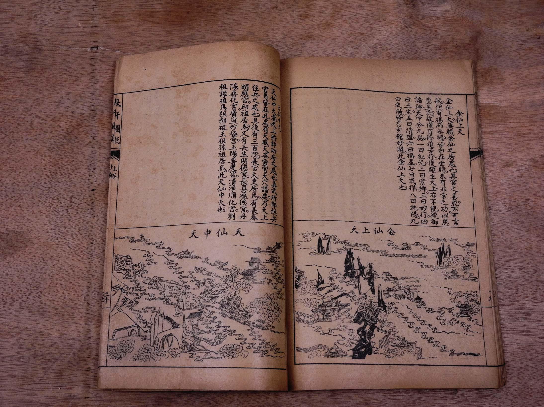 (道家古籍)民国六艺书林印本【大千图说】存上中2