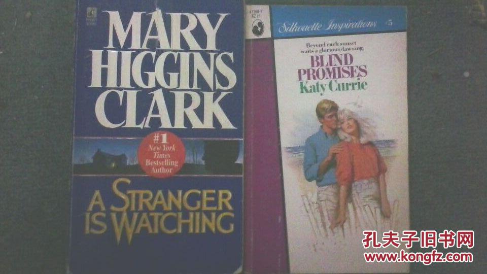 盲目的承诺 陌生人在看着你blind Promises A Stranger Is Watching 英文 原版禾林小说 2册合售 Sk 孔夫子旧书网 盲目的承诺 陌生人在看着你blind Promises A Stranger Is Watching 英文 原版禾林小说 2册合售 Sk 孔夫子旧书网
