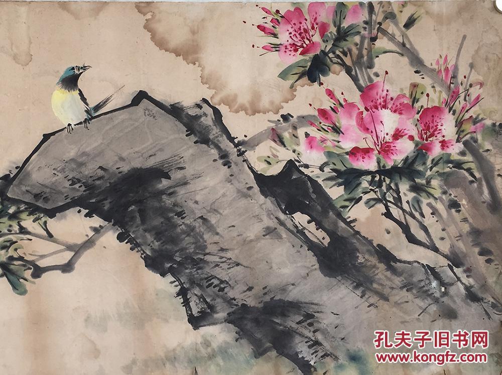 上海画家张关林"春浓",保真! 拍品编号:18677761