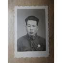 黑白老照片——1952年男解放军留影