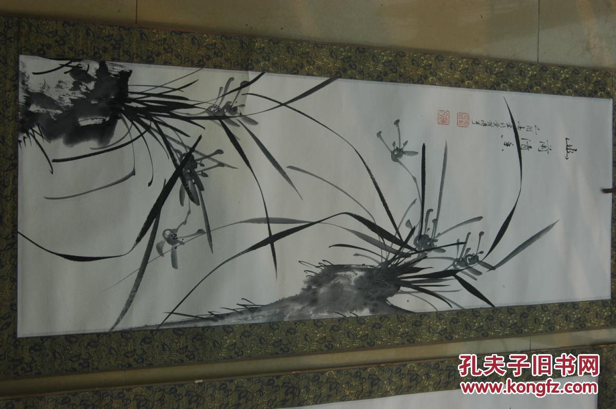 爱新觉罗 溥宇 梅兰竹菊 花鸟四条屏(图2)