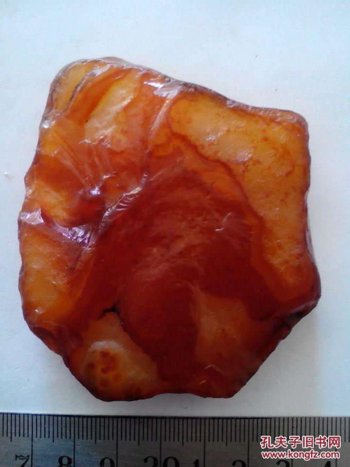 玛瑙石,奇石异形摆件【枫叶形】【重量110克】水气足色泽艳