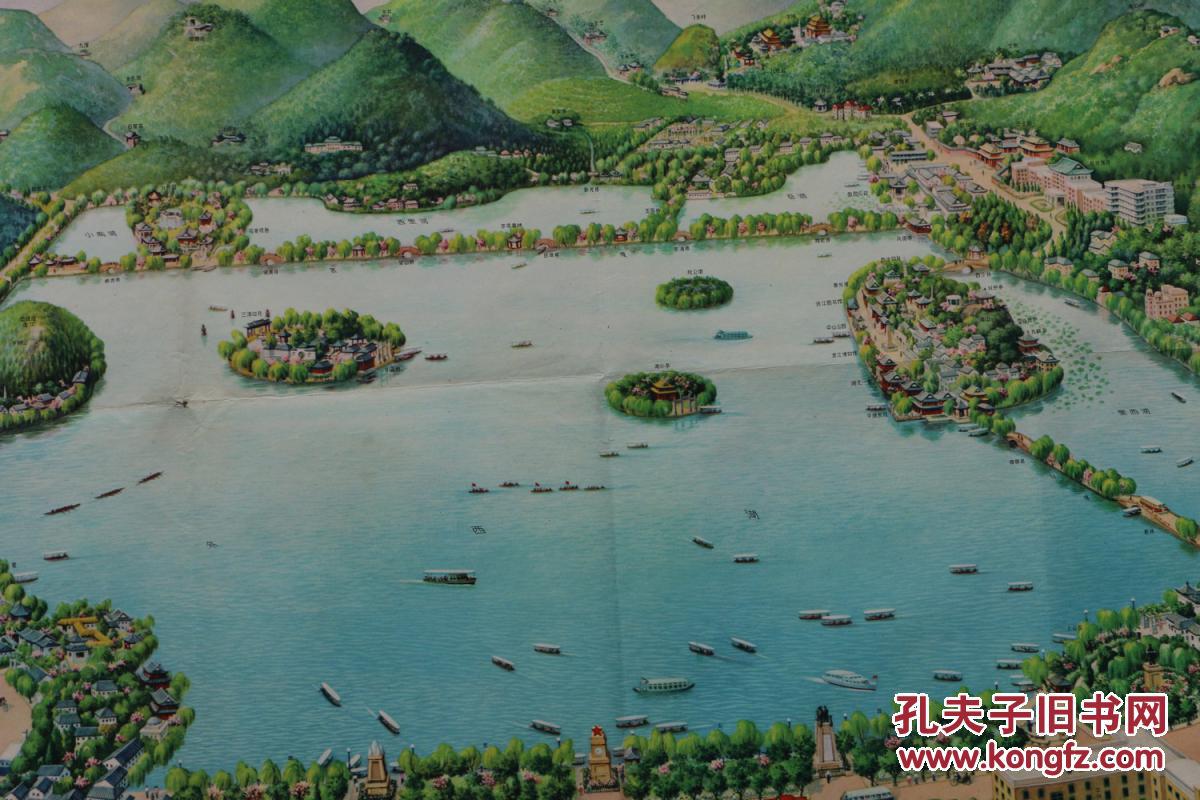杭州西湖全景图