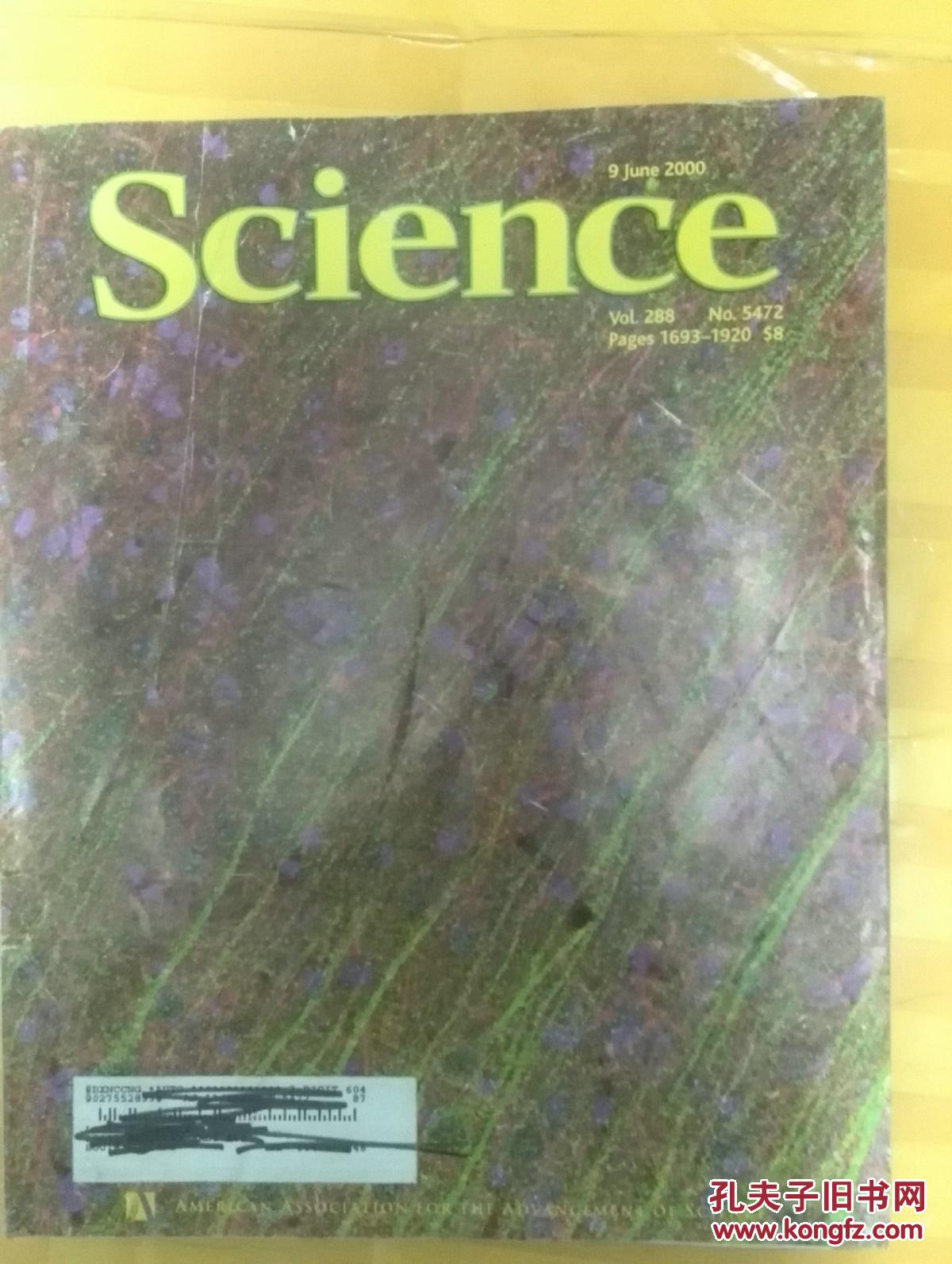 science科学杂志(英文原版杂志)2000年6月