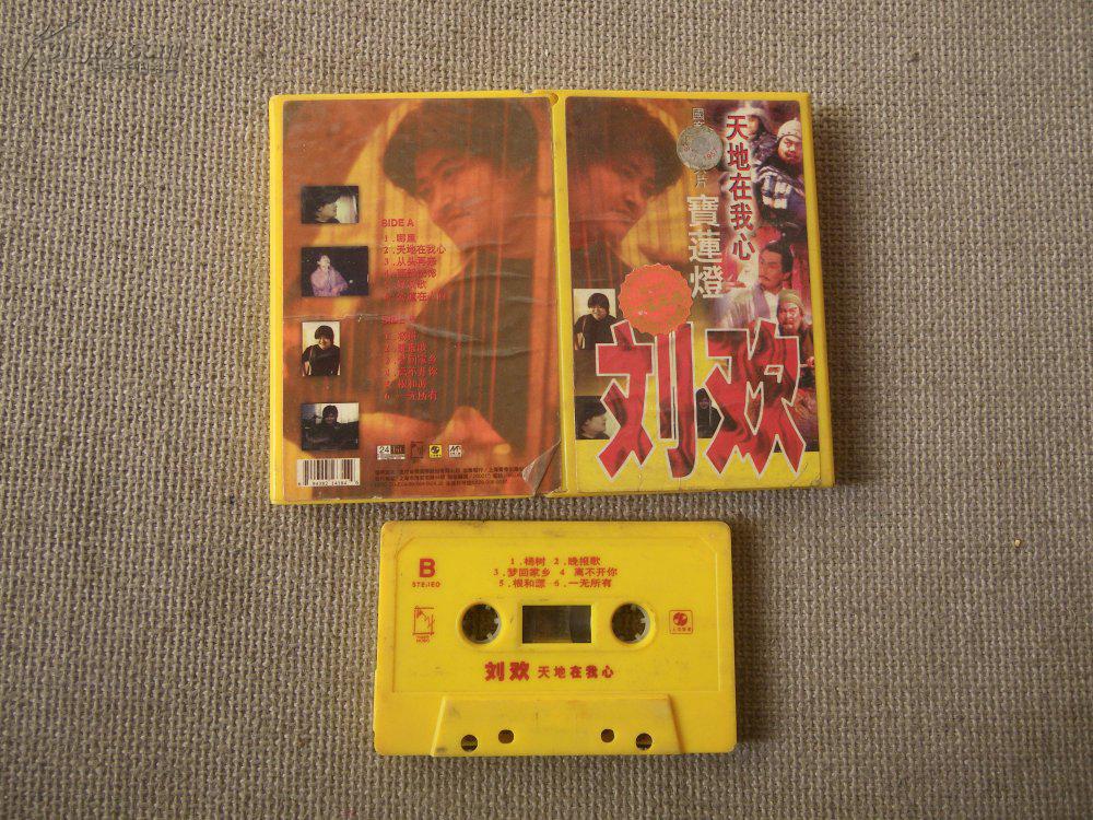 磁带 刘欢 天地在我心(裸带)