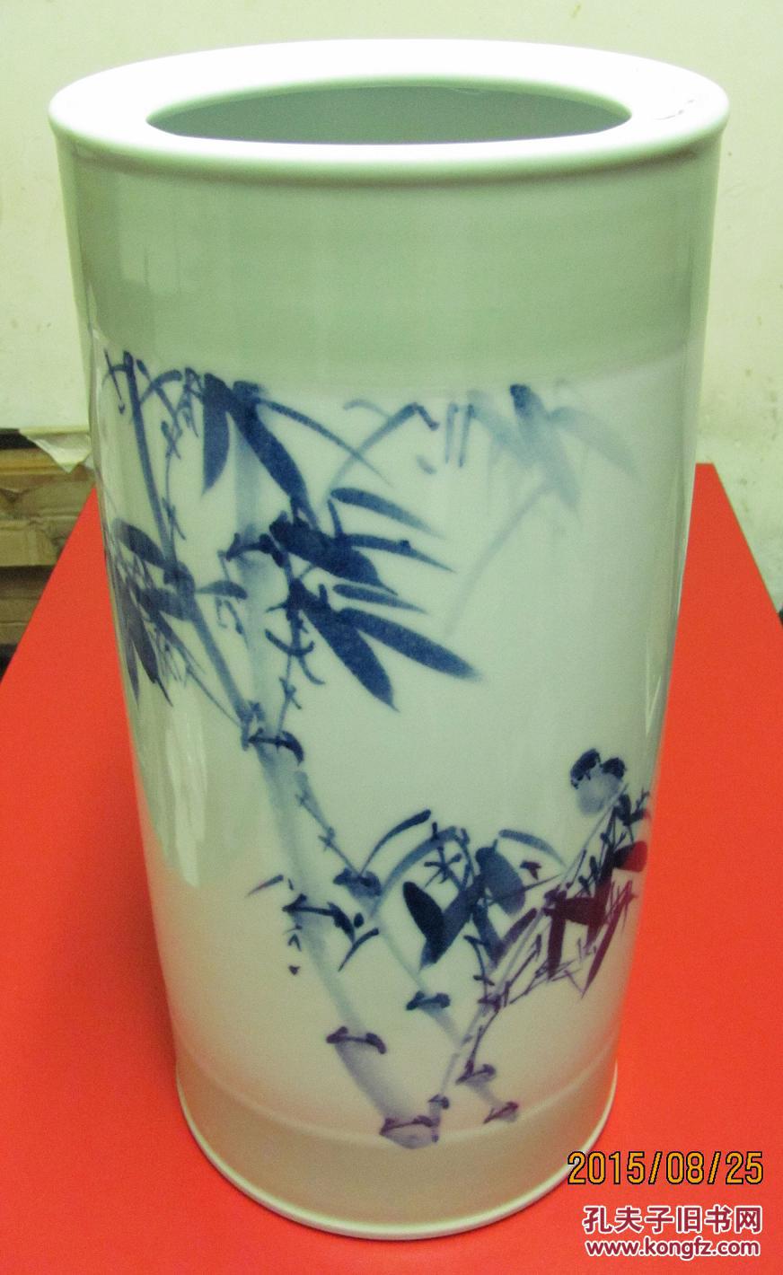 节节高升·笔筒（花瓶）·景德镇陶瓷艺术名人名作·郑桂梅乙未年作品