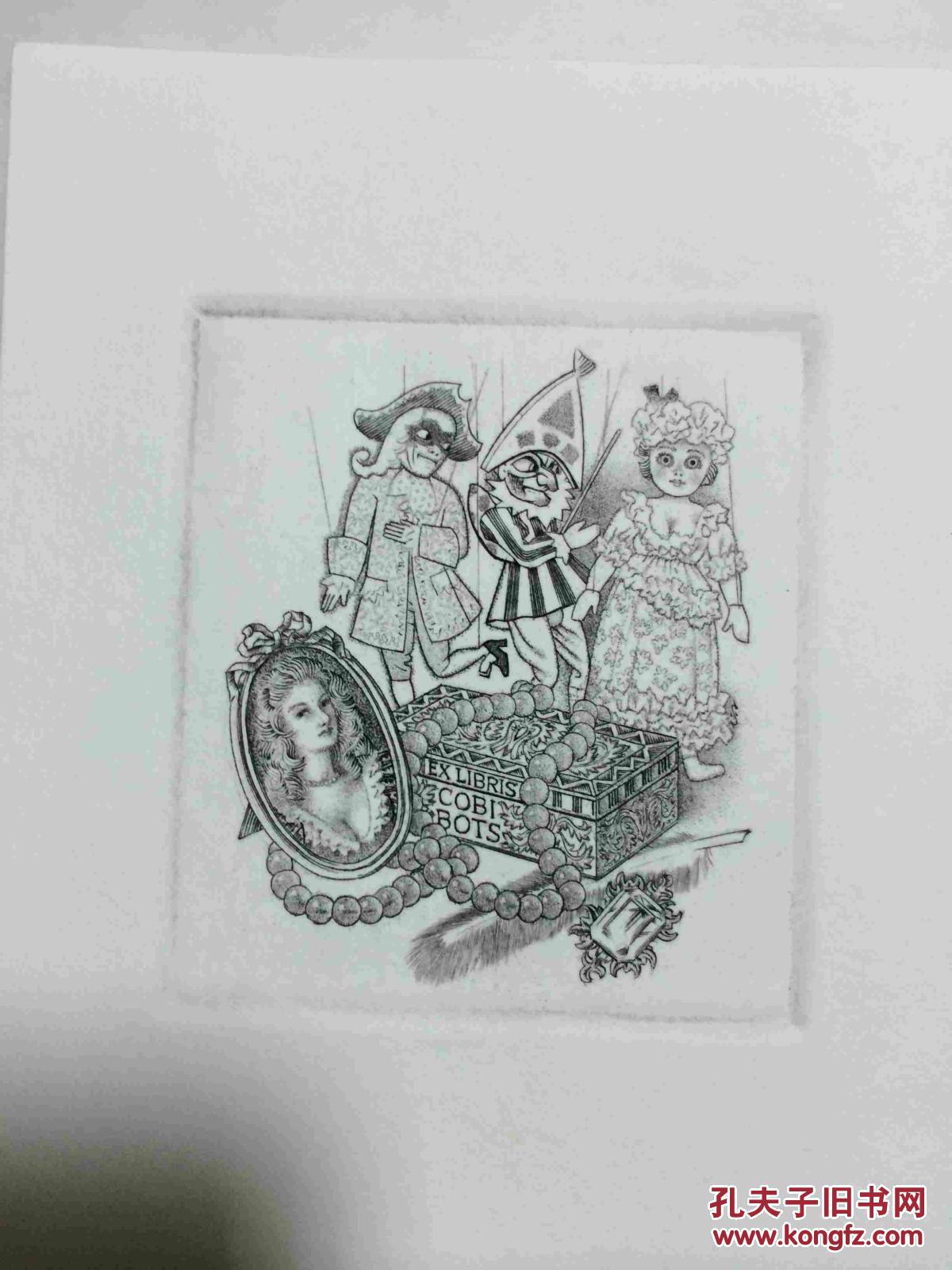 severlin塞维林藏书票