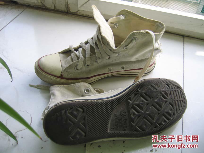 70年代帆布鞋,白色converse all star 6