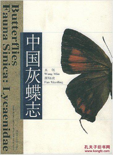 中国灰蝶志 （大16开精装，2002年一版一印）