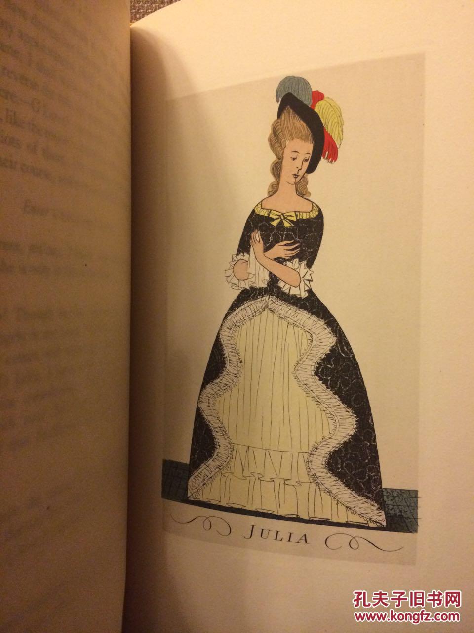 the rivals(谢里丹《情敌》,名家rene ben sussan插图并亲笔签名,编号