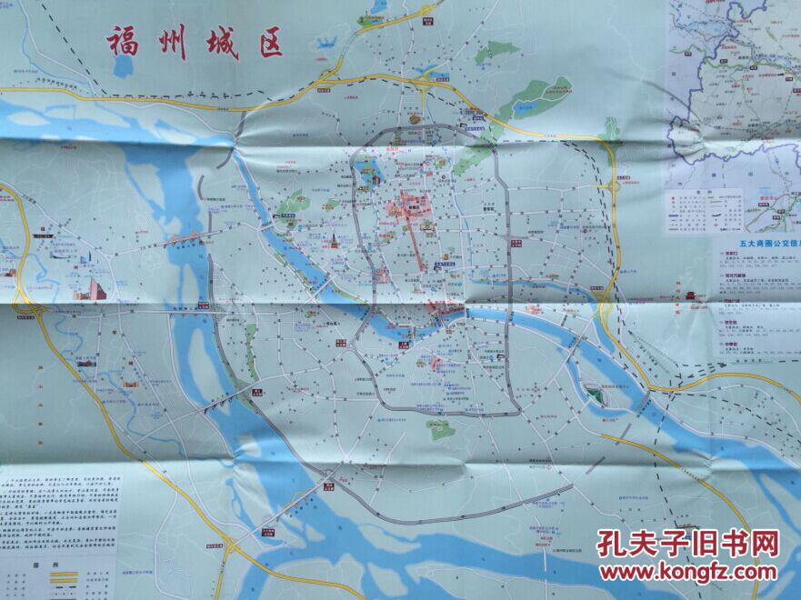 福州高校新生导航图 福州地图