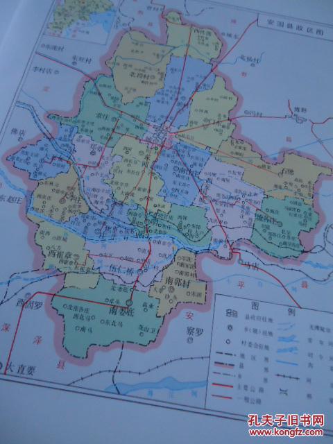 安国市乡镇村地图图片