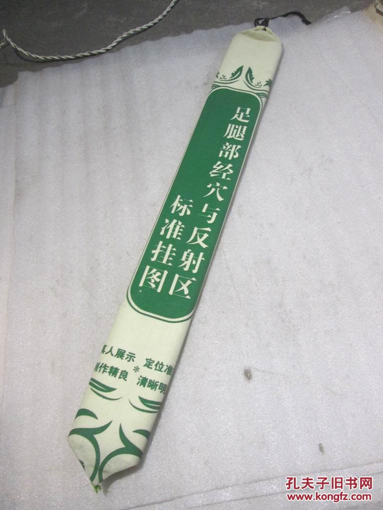 正版 足腿部经穴与反射区标准挂图 刘家瑞 9787533539351 拍品编号