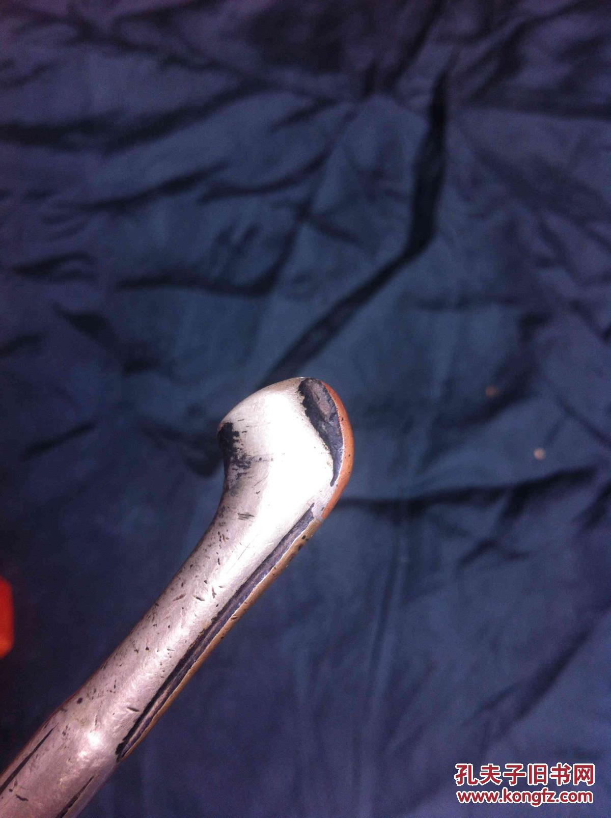 清末民国一口香老铜烟袋锅一个