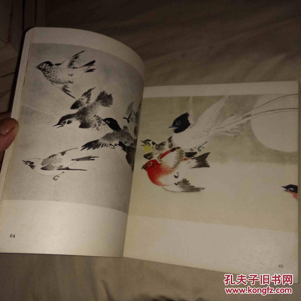 江寒汀百鸟图`1983年初版初印
