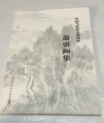 中国当代实力派画家萧勇画集（画名、尺寸、年份）8开本